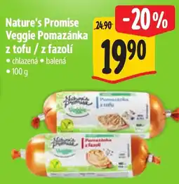 Albert Nature's Promise Veggie Pomazánka z tofu / z fazolí nabídka