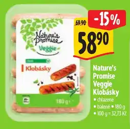 Albert Nature's Promise Klobásky nabídka