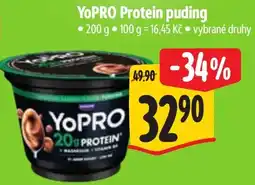 Albert Yopro protein puding nabídka