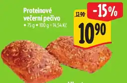 Albert Proteinové večerní pečivo nabídka