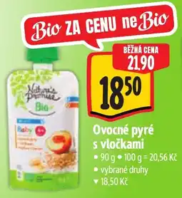 Albert Nature's Promise Bio Ovocné pyré s vločkami nabídka