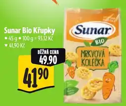 Albert Sunar Bio Křupky Mrkvová kolečka nabídka