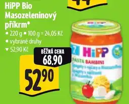 Albert HiPP Bio Masozeleninový příkrm nabídka