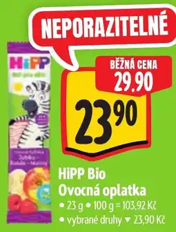 Albert HiPP Bio Ovocná oplatka nabídka