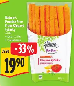 Albert Nature's Promise Křupavé tyčinky nabídka