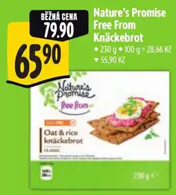 Albert Nature's Promise Knäckebrot nabídka