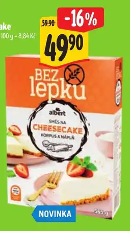Albert Albert směs na cheesecake nabídka