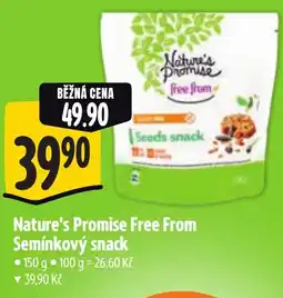 Albert Nature's Promise Semínkový snack nabídka