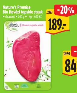 Albert Nature's Promise Bio Hovězí topside steak nabídka