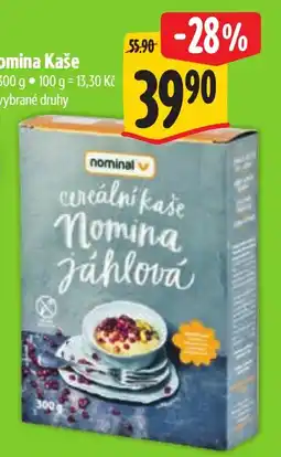 Albert Nominal curální kaše Nomina jahlová nabídka