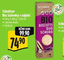 Albert Schnitzer bio sušenky s náplní nabídka