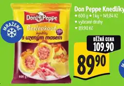 Albert Don Peppe bezlepkové knedlíky s uzeným masem nabídka