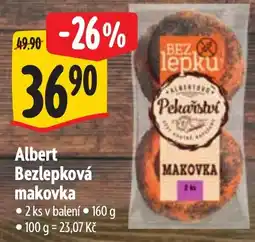 Albert Albert bezlepková makovka nabídka