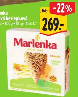 Albert Marlenka honey cake classic nabídka