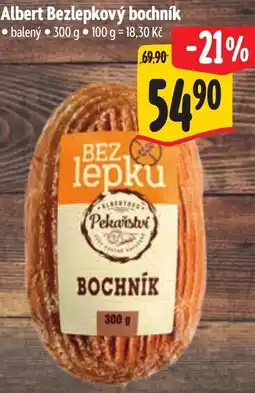 Albert Albert bezlepkový bochník nabídka