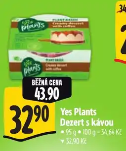 Albert Yes Plants Dezert s kávou nabídka