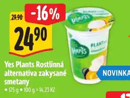 Albert Yes Plants Rostlinná alternativa zakysané smetany nabídka