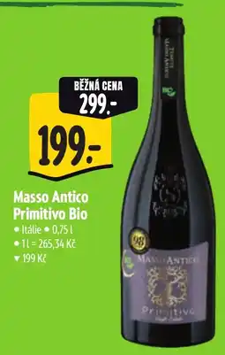 Albert Masso Antico Primitivo Bio nabídka