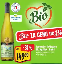 Albert Sommelier Collection Bio Ryzlink rýnský nabídka