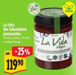 Albert La Vida Bio Čokoládová pomazánka nabídka
