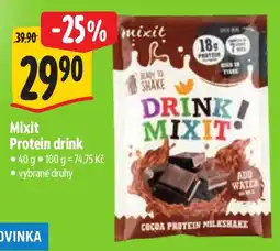 Albert Mixit Protein drink nabídka