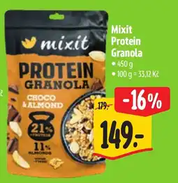 Albert mixit protein granola choco & almond nabídka