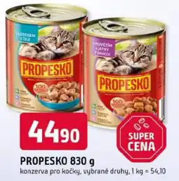 Trefa Propesko konzerva pro kočky vybrané druhy nabídka