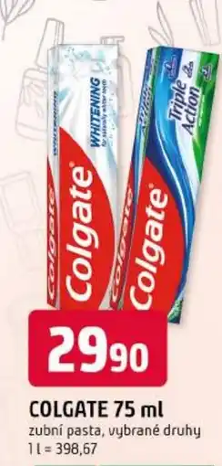 Trefa Colgate zubní pasta, vybrané druhy nabídka