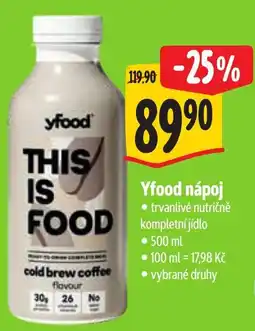 Albert Yfood nápoj nabídka