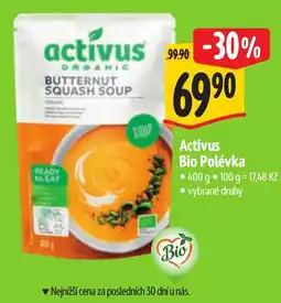 Albert Activus Bio Polévka nabídka