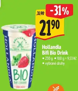 Albert Hollandia Bifi Bio Drink nabídka