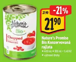 Albert Nature's Promise Bio Konzervovaná rajčata nabídka