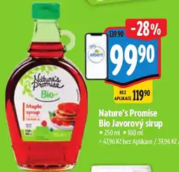 Albert Nature's Promise Bio Javorový sirup nabídka