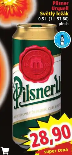 Norma Pilsner Urquell Světlý ležák nabídka
