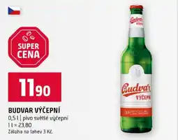 Terno Budvar výčepní nabídka