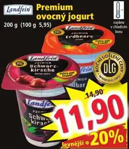 Norma Landfein premium ovocný jogurt nabídka
