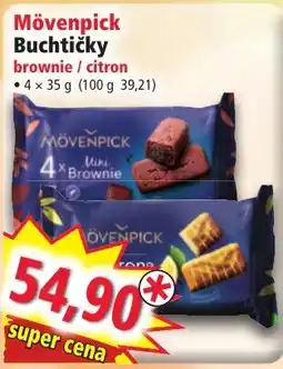 Norma Mövenpick buchtičky brownie / citron nabídka