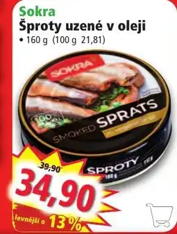 Norma Sokra šproty uzené v oleji nabídka
