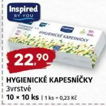 Inspired hygienické kapesníčky
