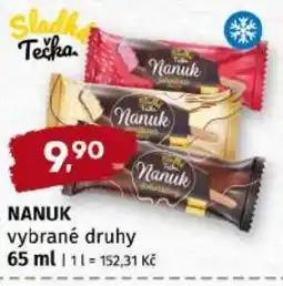Trefa Nanuk vybrané druhy nabídka