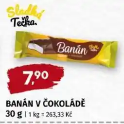 Trefa Sladká Tečka banán v čokoládě nabídka