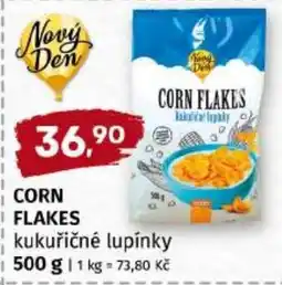 Trefa Nový Den corn flakes nabídka