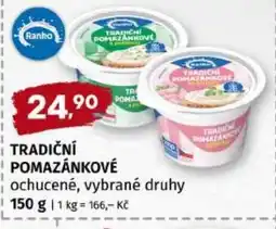 Trefa Ranho tradiční pomazánkové nabídka