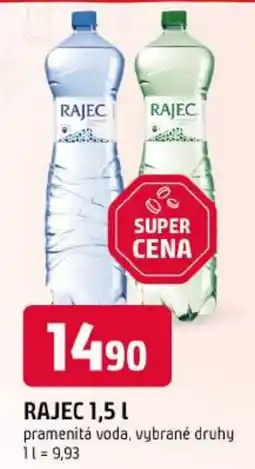Trefa Rajec pramenitá voda nabídka
