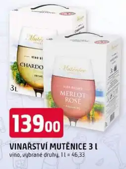 Trefa Vinařství Mutěnice nabídka