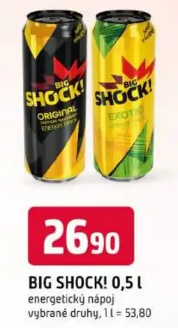 Trefa Big shock! energetický nápoj nabídka