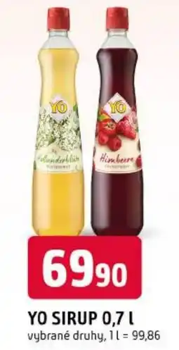 Trefa Yo sirup nabídka