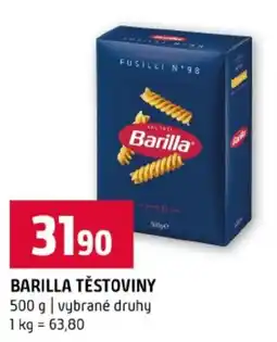 Terno Barilla těstoviny nabídka