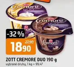Trefa Zott cremore duo nabídka
