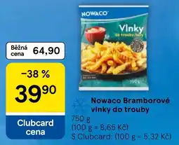 Tesco Nowaco vlinky do trouby nabídka
